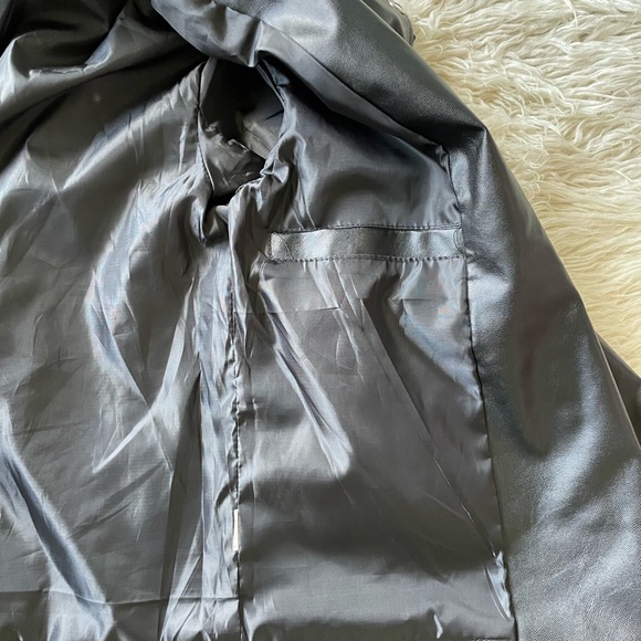 Women’s Moto Faux Leather Jacket - Picture 6 of 6